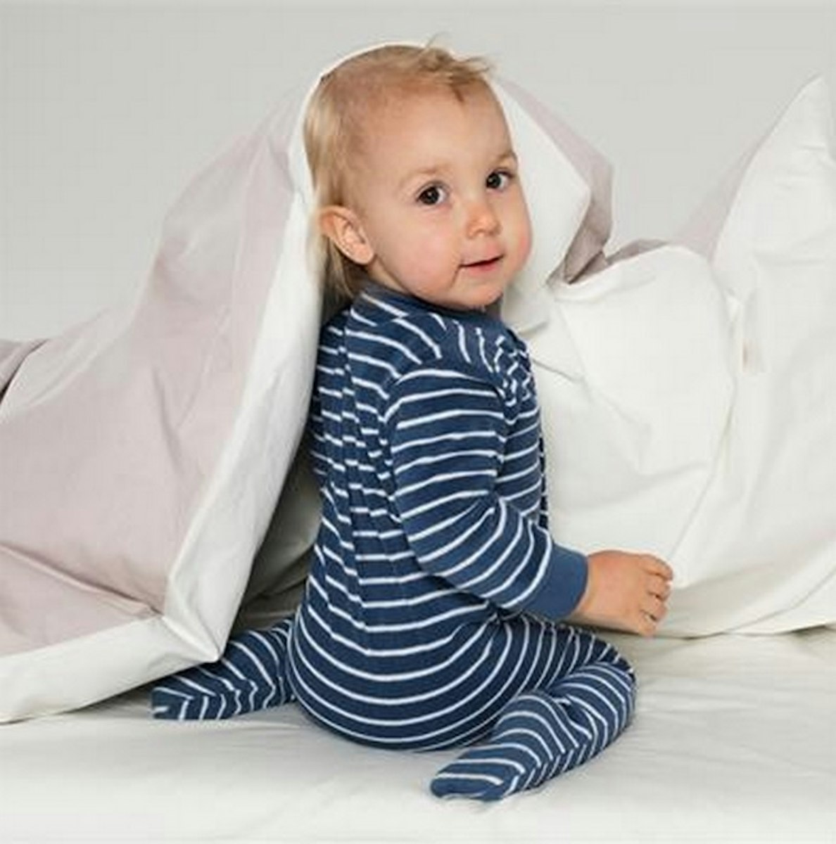 Warmer Schlafanzug Strampler aus Frottee mit Füßen 74