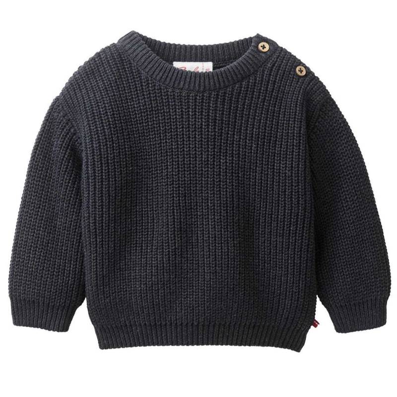 Warmer Strick Pullover anthrazit 86/92