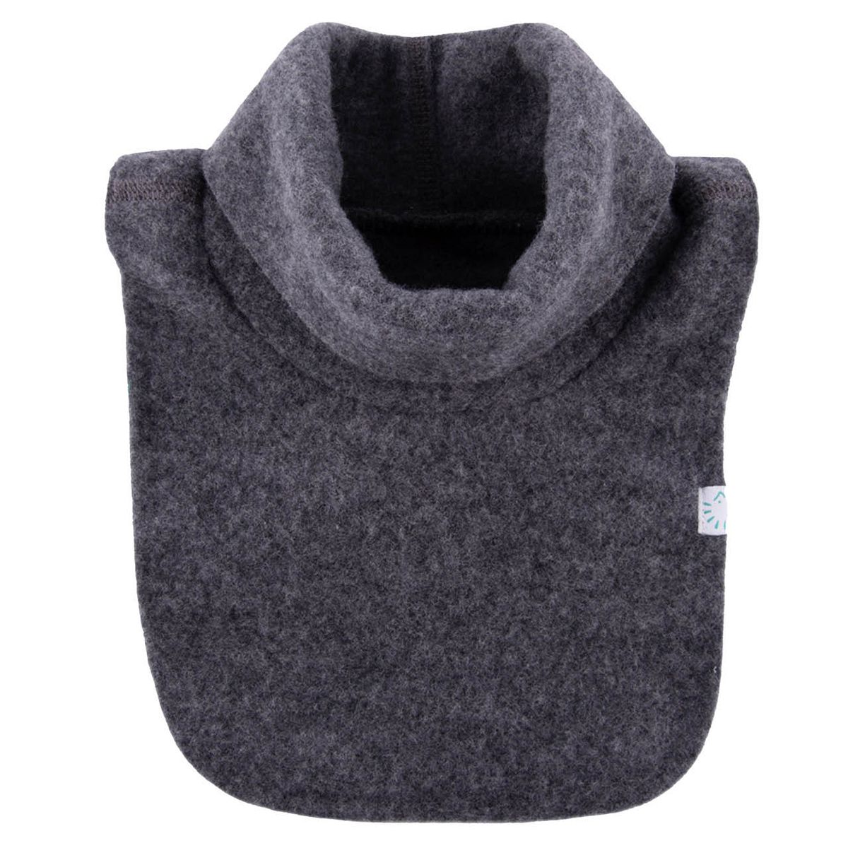 Warmer Wollfleece Schlupfschal anthrazit S