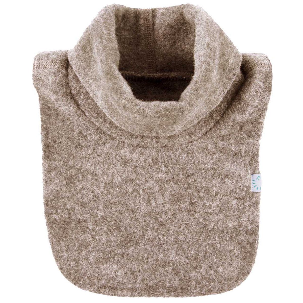 Warmer Wollfleece Schlupfschal beige S