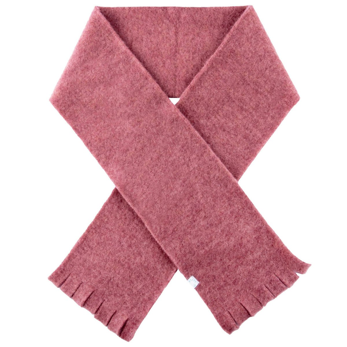 Warmer Wollfleece Steckschal altrosa 80cm S