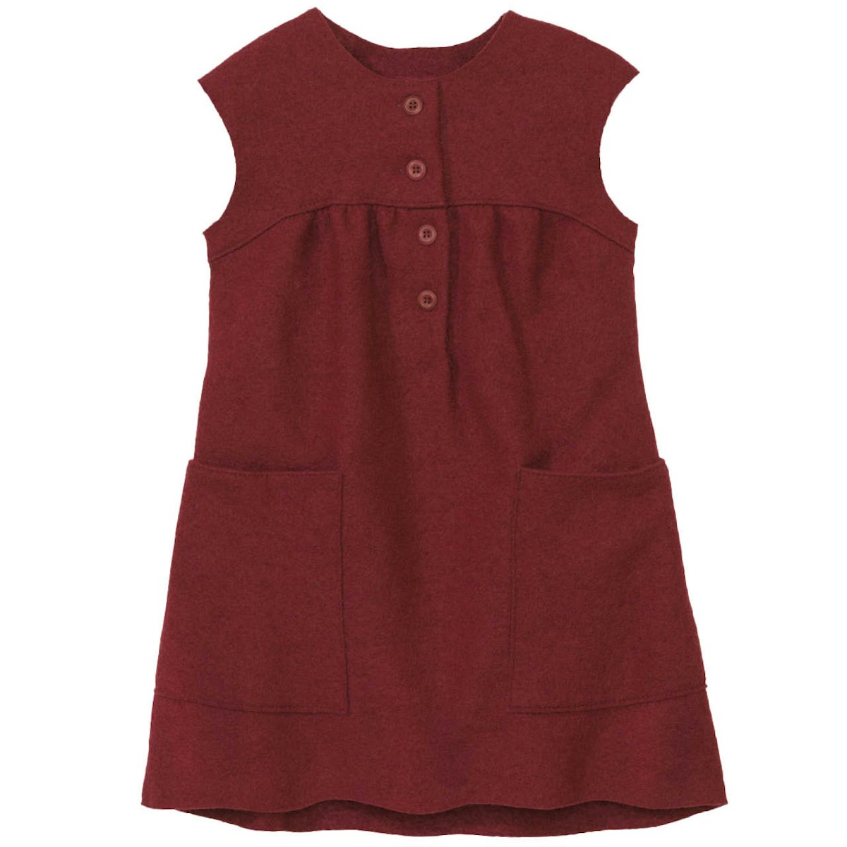 Warmes Walk Kleid cassis 98/104