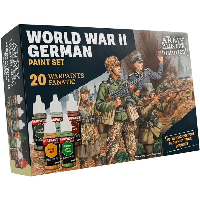 Warpaints Fanatic Historical WWII German Paint Set Army Painter Farben WP8083