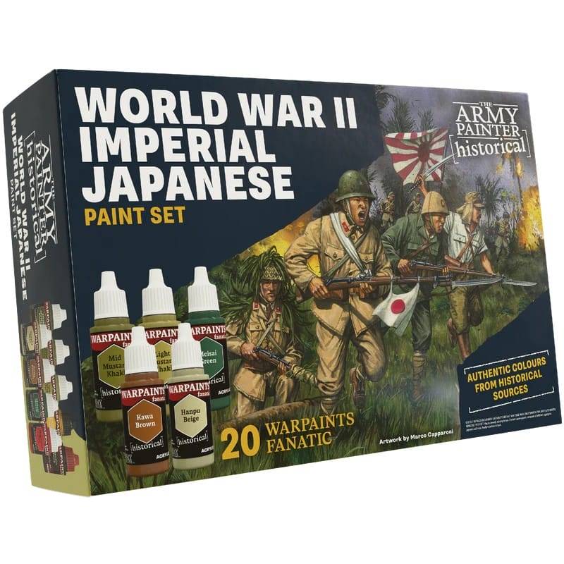 Warpaints Fanatic Historical WWII Imperial Japanese Paint Set Army Painter Japan Warpaints Fanatic Historical WWII Imperial Japanese Paint Set Army Painter Japan
