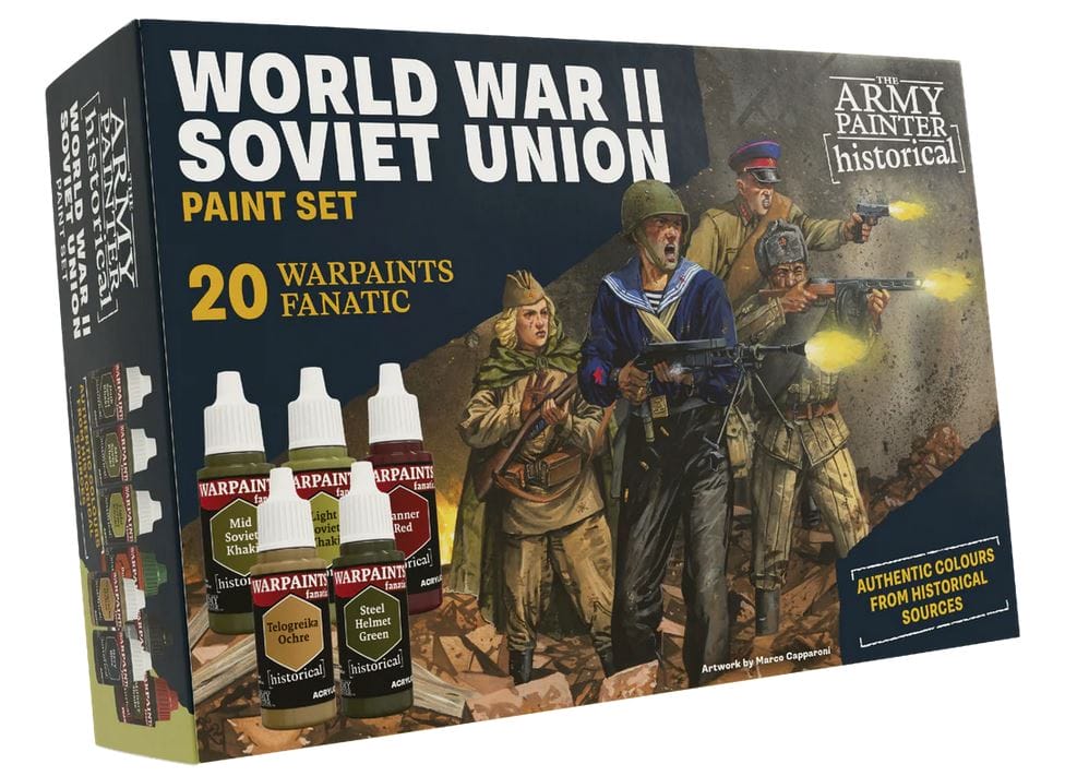 Warpaints Fanatic Historical WWII Soviet Union Paint Set Army Painter Farben WP8112 Warpaints Fanatic Historical WWII Soviet Union Paint Set Army Painter Farben WP8112