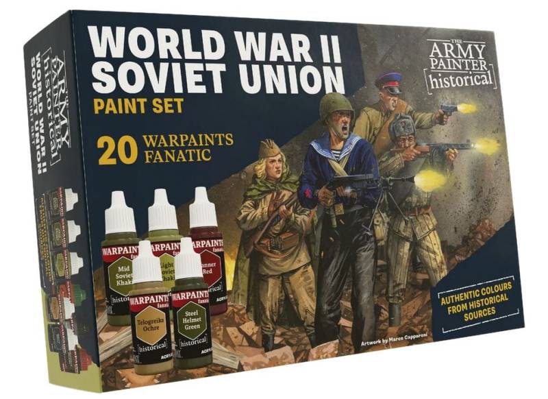 Warpaints Fanatic Historical WWII Soviet Union Paint Set Army Painter Farben WP8112 Warpaints Fanatic Historical WWII Soviet Union Paint Set Army Painter Farben WP8112