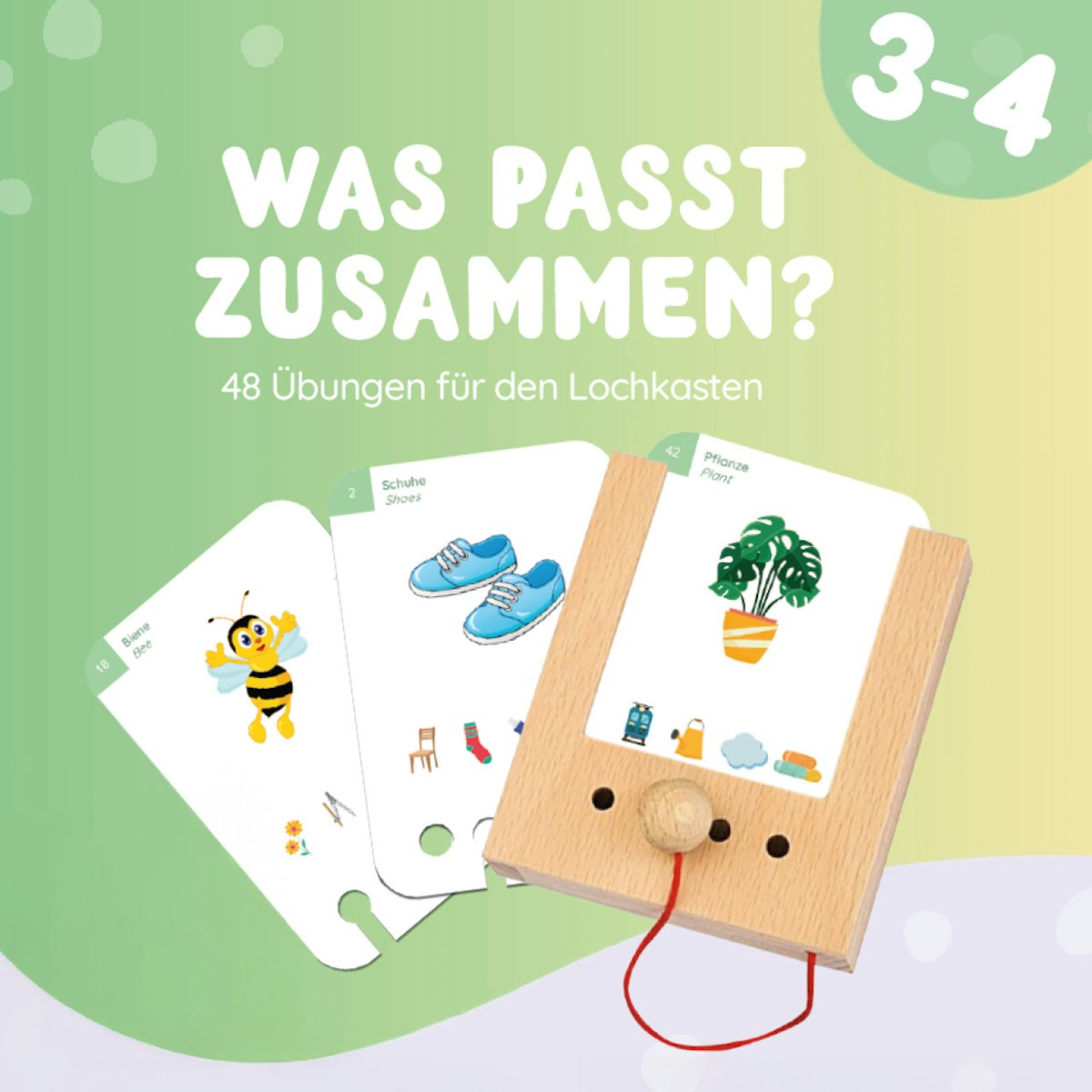 Was passt zusammen? Kartensatz 3-4 Jahre