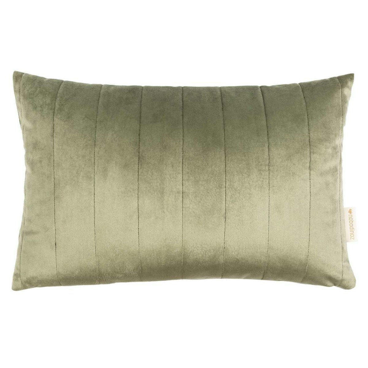Waschbares Kuschelkissen – Öko-Samt grün