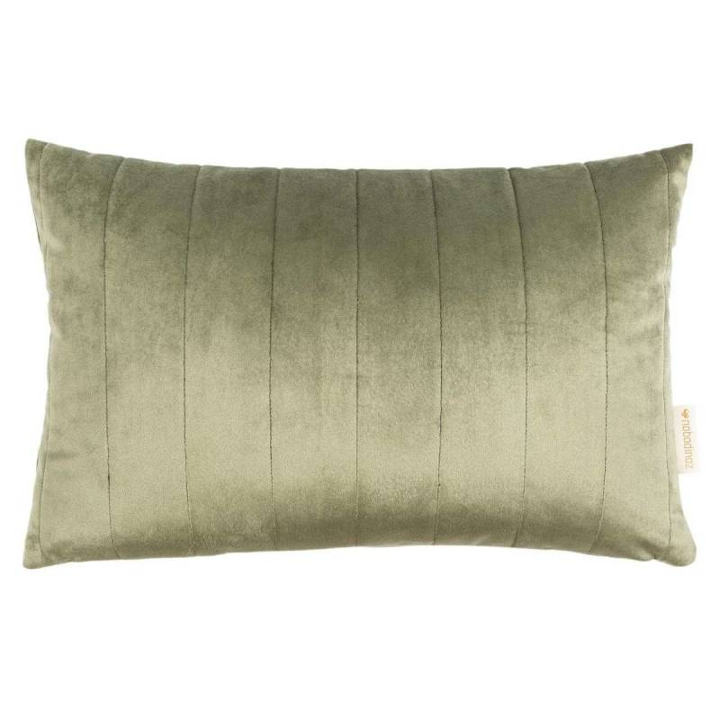 Waschbares Kuschelkissen – Öko-Samt grün