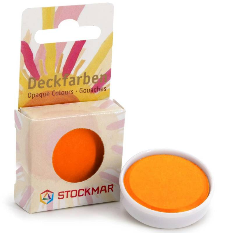 Wasserfarbe Farbnapf Orange