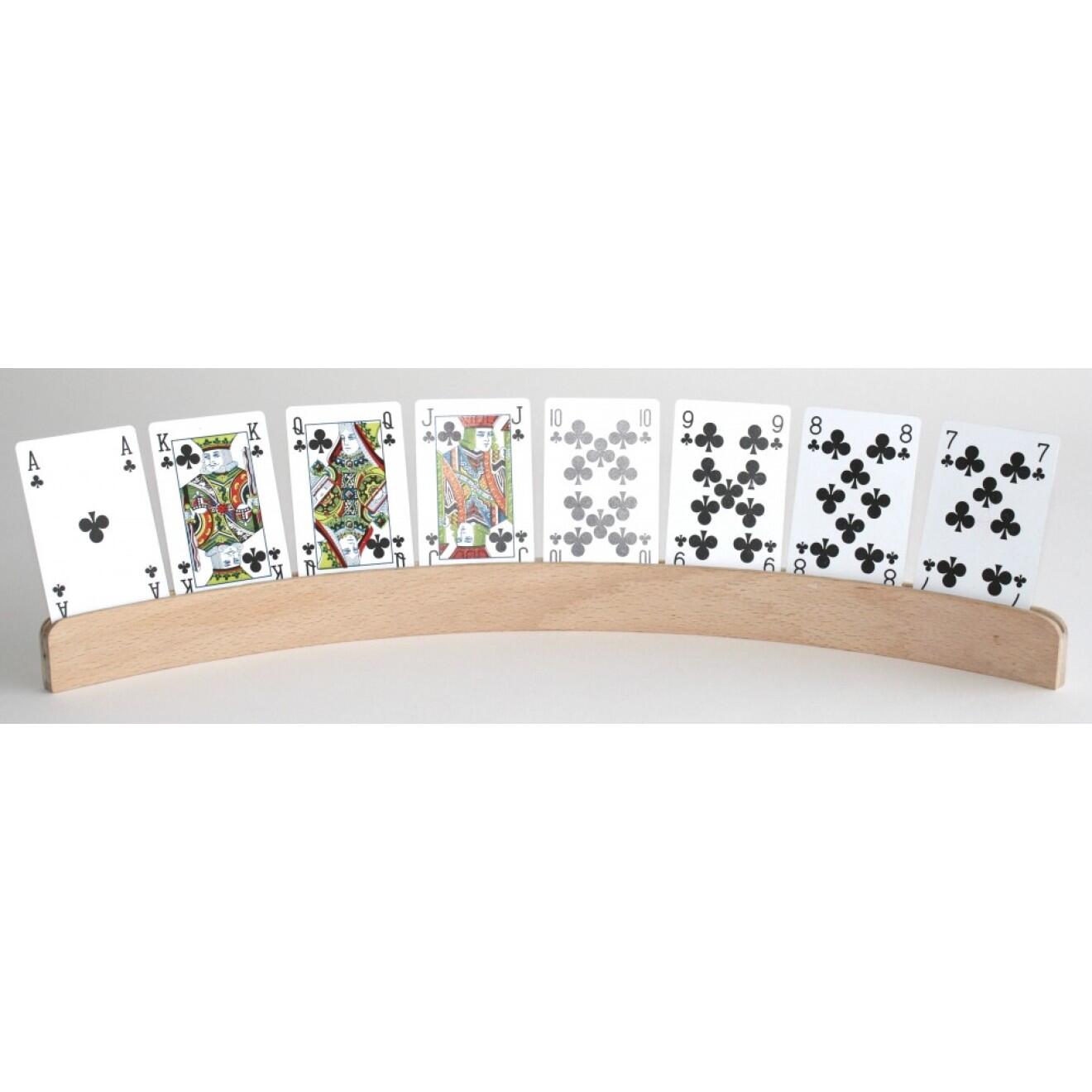 Weible Spiele - ENGELHART Spielkartenhalter Holz 35 cm