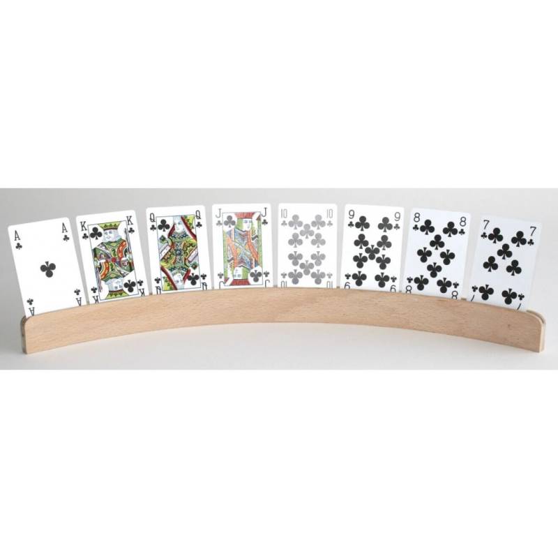Weible Spiele - ENGELHART Spielkartenhalter Holz 35 cm