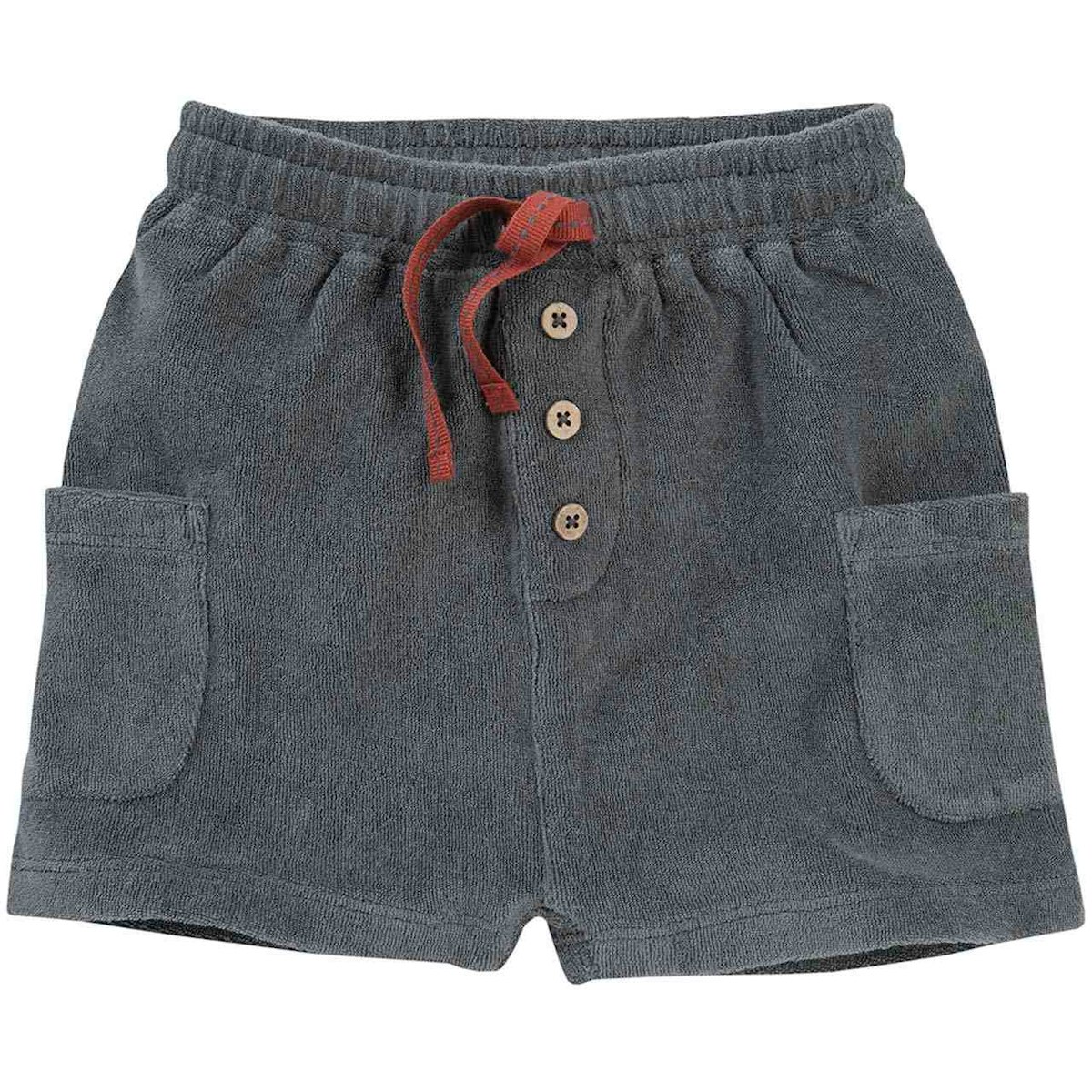 Weiche Frottee Shorts schiefergrau 74/80