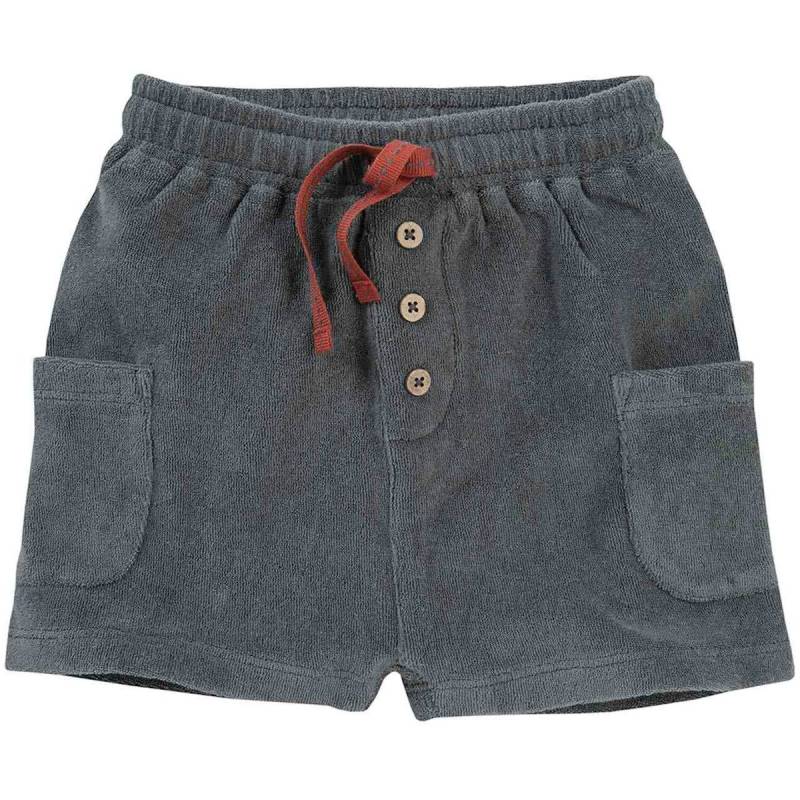 Weiche Frottee Shorts schiefergrau 74/80