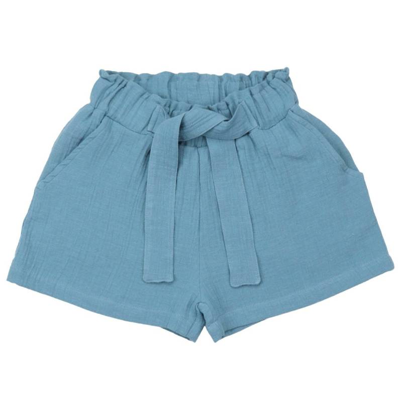 Weiche Musselin Shorts blau-grün 128