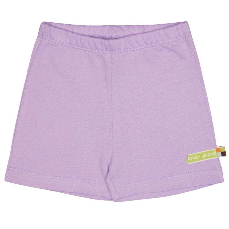 Weiche Musselin Shorts flieder 74/80