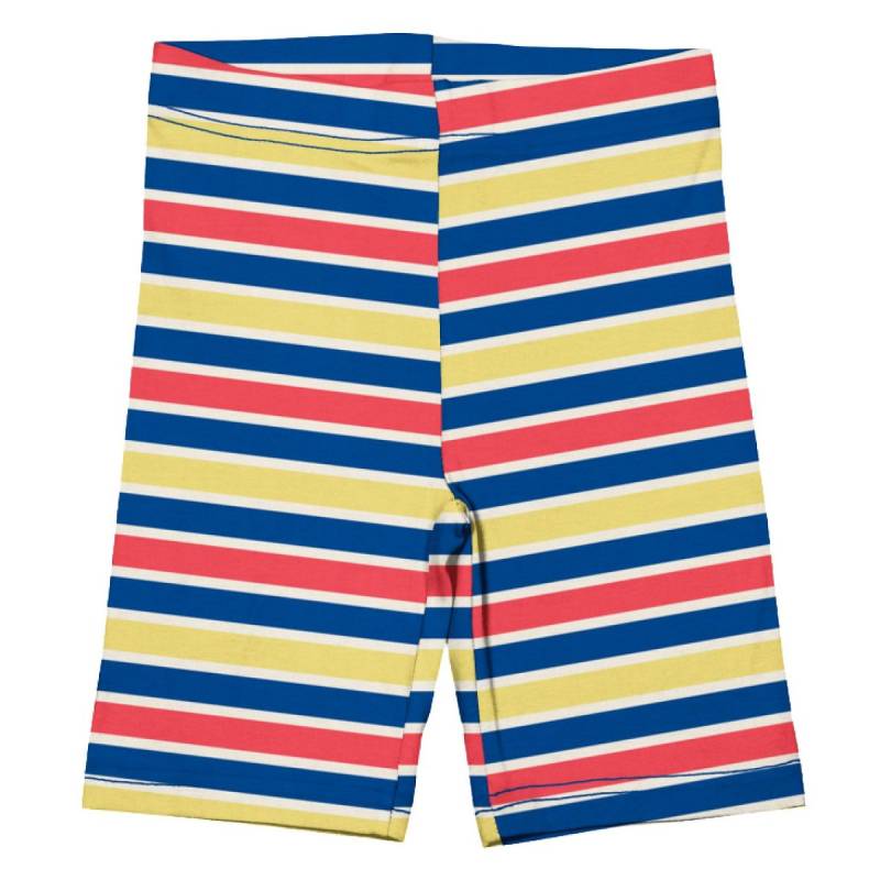 Weiche Radler Shorts blau gestreift 110/116 Weiche Radler Shorts blau gestreift 110/116
