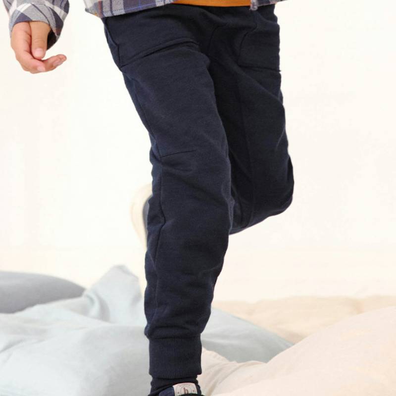 Weiche Sweat Jogginghose dunkelblau 128