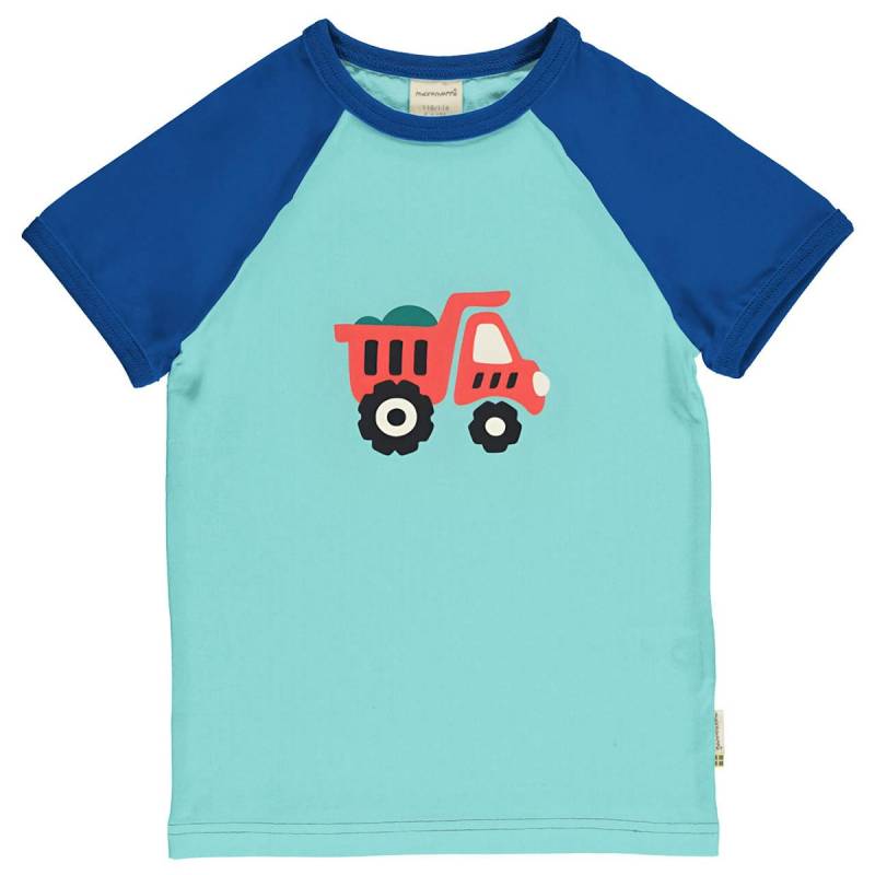 Weiches Raglan T-Shirt Kipper blau 110/116
