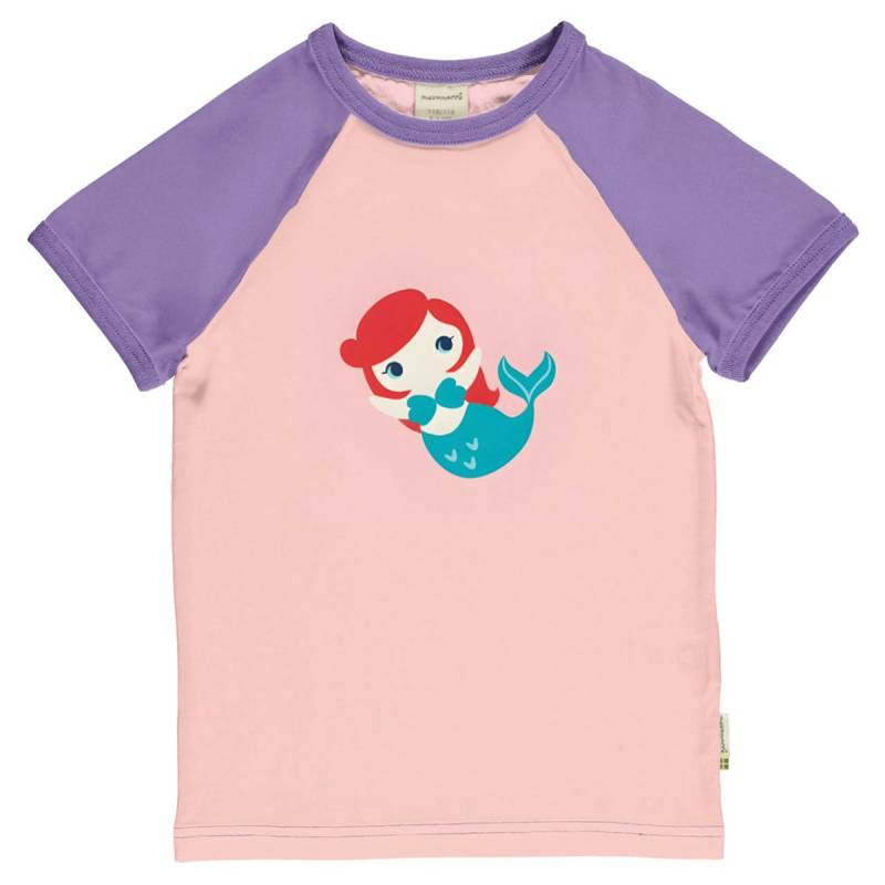 Weiches Raglan T-Shirt Meerjungfrau rosa 134/140