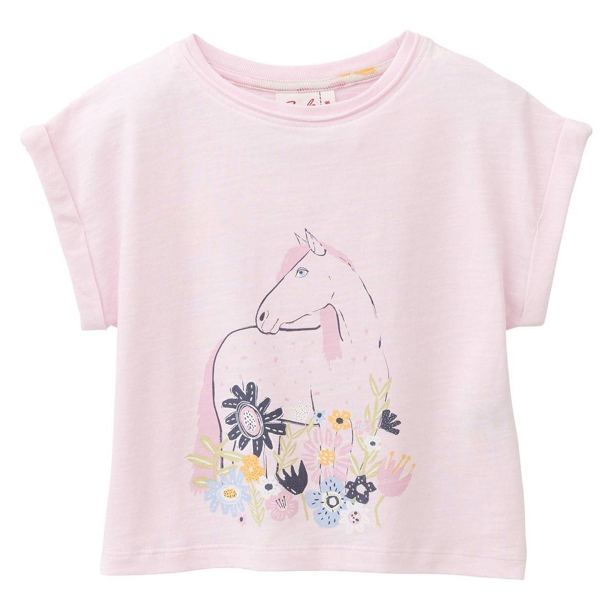 Weiches T-Shirt Pferd rosa 98/104