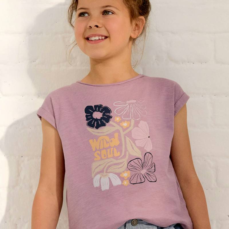 Weiches T-Shirt Wild Soul rosa 98/104