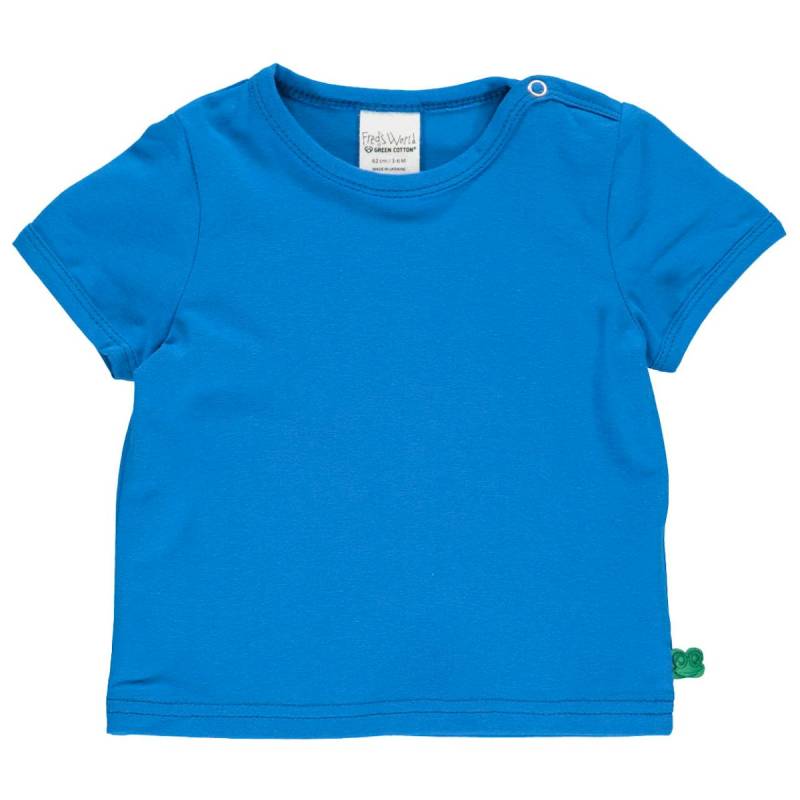 Weiches T-Shirt elastisch blau 74