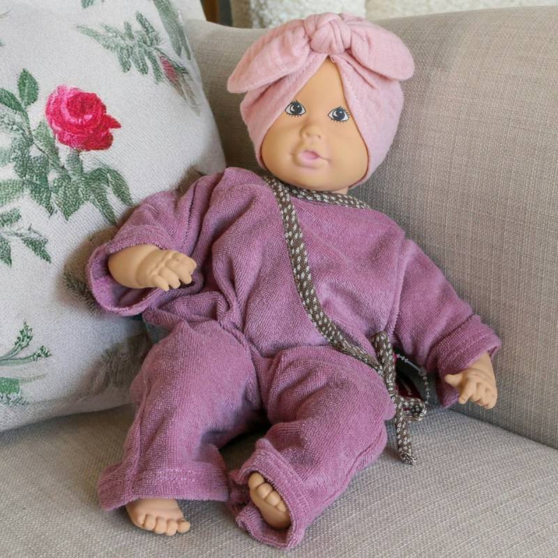 Weichkörperpuppe Naturkautschuk-Bio-Baumwolle 33 cm rosa