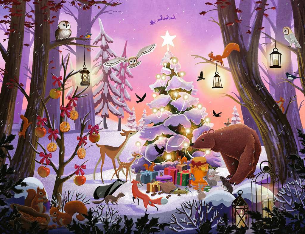 Weihnachten im Wald