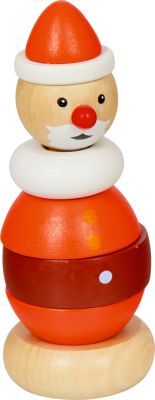 Weihnachtsmann, Holz-Stapelfigur - Wintertiere im Weihnachtswald Weihnachtsmann, Holz-Stapelfigur - Wintertiere im Weihnachtswald