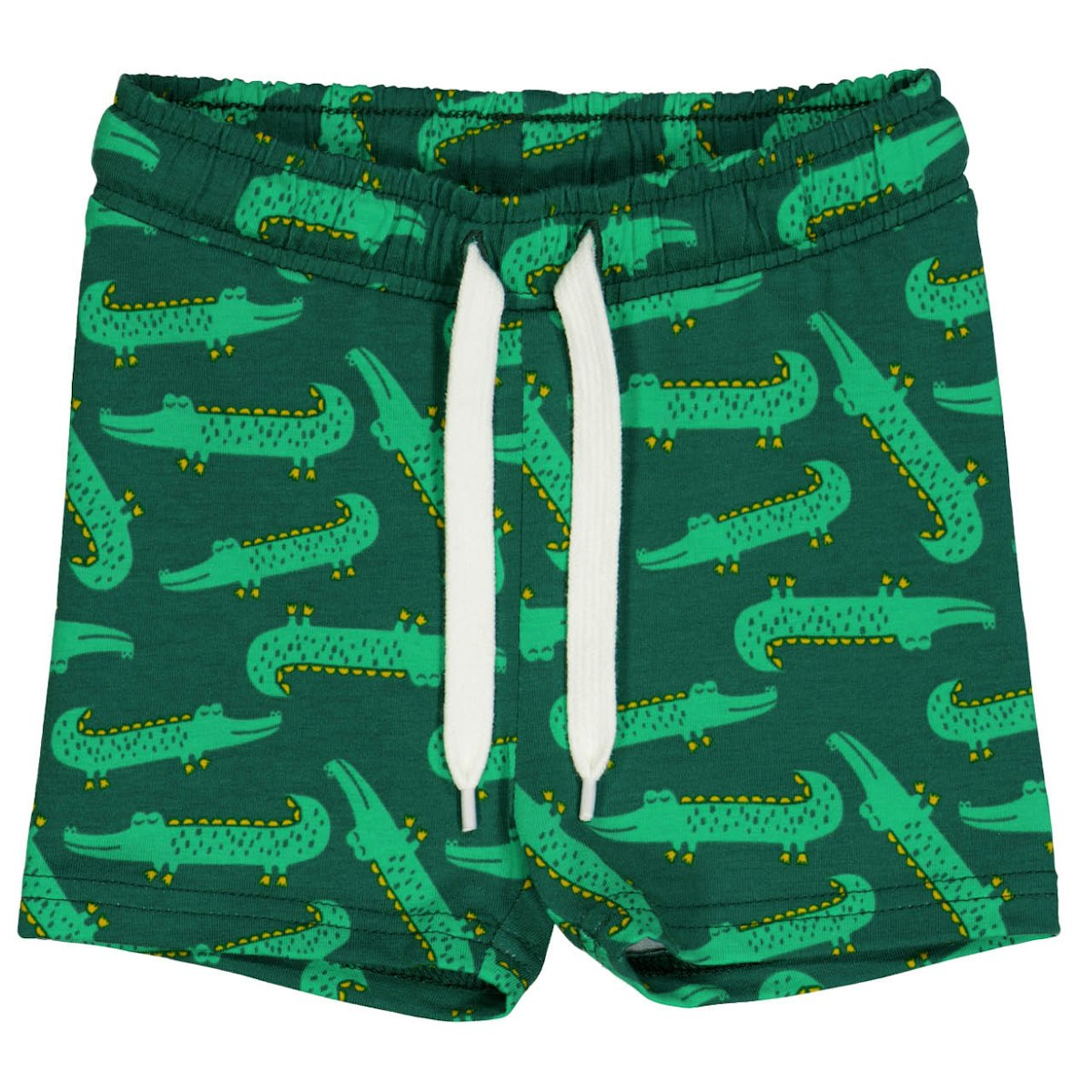 Weite Jersey Shorts Krokodile grün 92