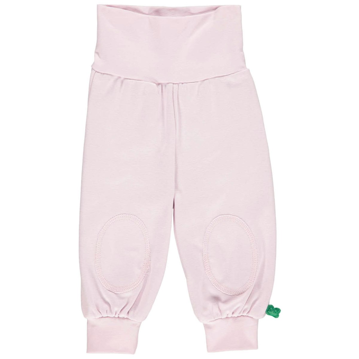 Weite Krabbelhose mit breitem Bund rosa 86