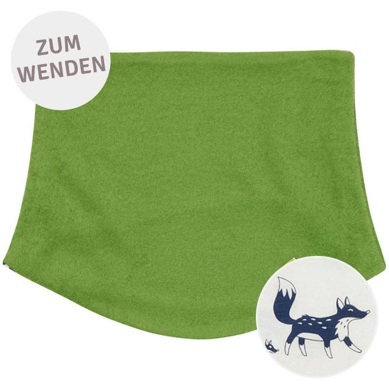 Wende Schlauchschal Fleece grün