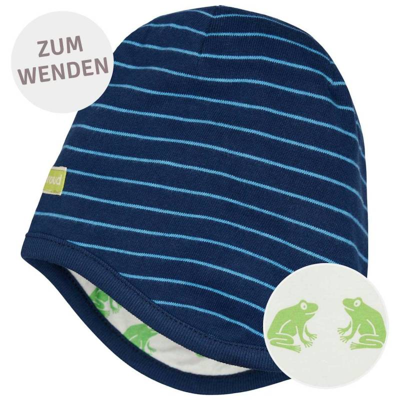 Wendemütze Ringel marine 74