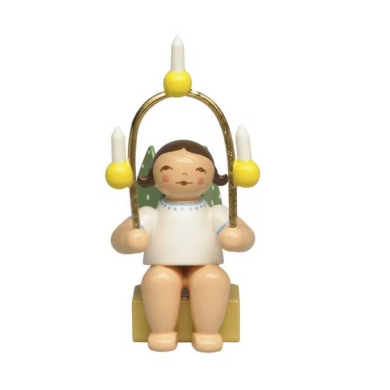 Wendt & Kühn - Grünhainichener Engel® 18a Querflöte - sitzend