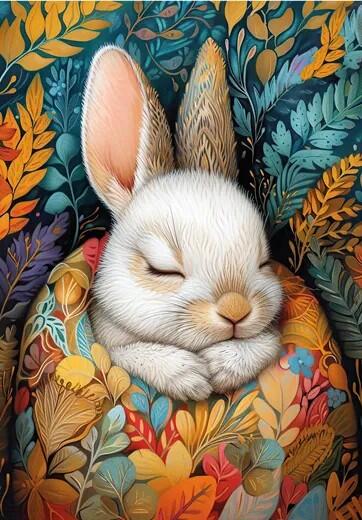 Wentworth Puzzles - Holzpuzzle / 40 Teile / Snuggle Bunny