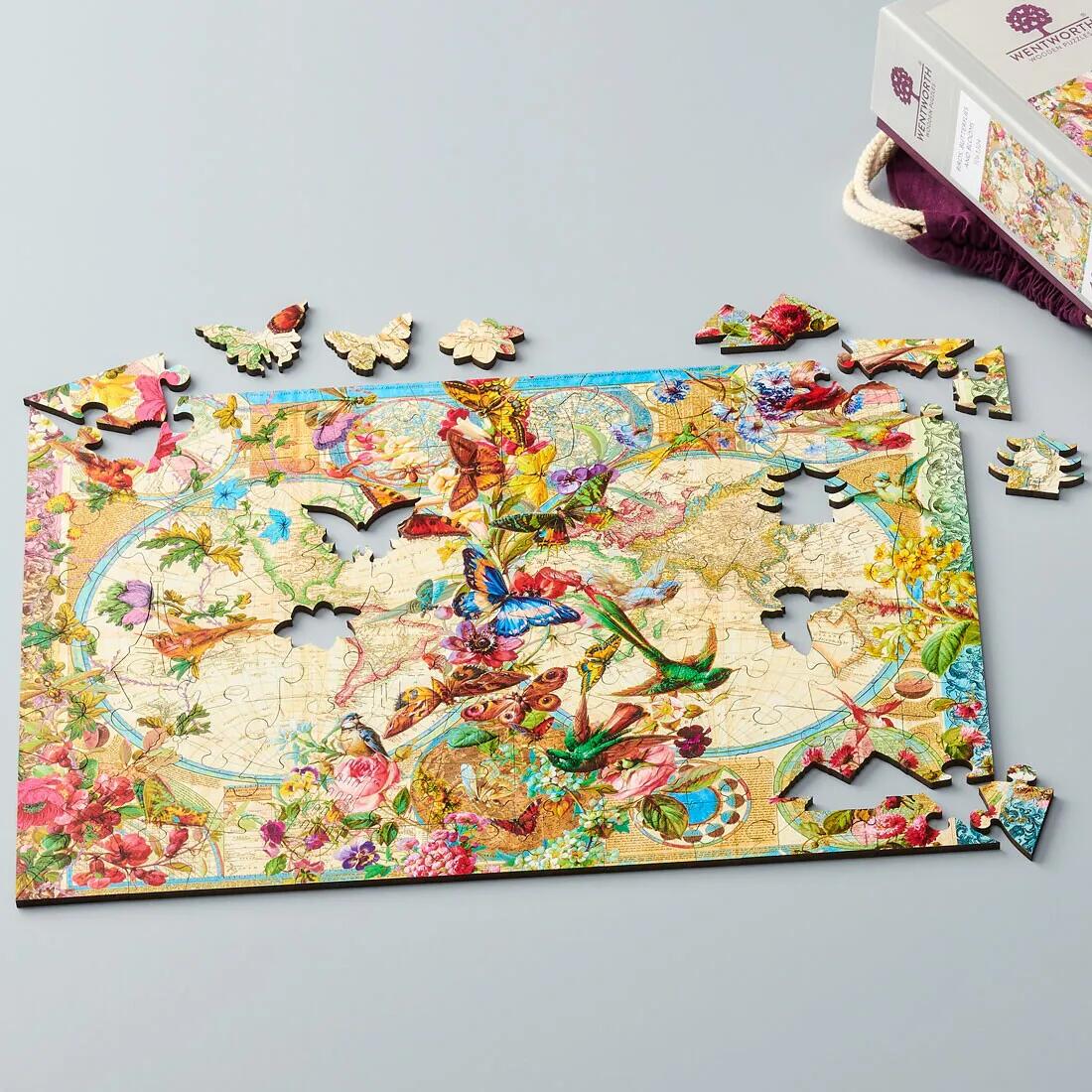 Wentworth Puzzles - Holzpuzzle / Birds, Butterflies and Blooms Wentworth Puzzles - Holzpuzzle / Birds, Butterflies and Blooms