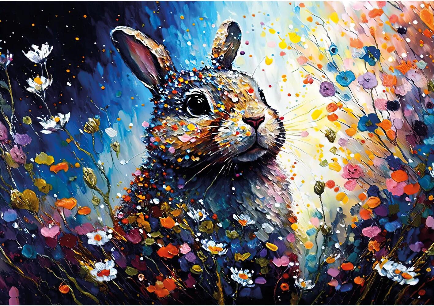 Wentworth Puzzles - Holzpuzzle / Blue Bunny Wentworth Puzzles - Holzpuzzle / Blue Bunny