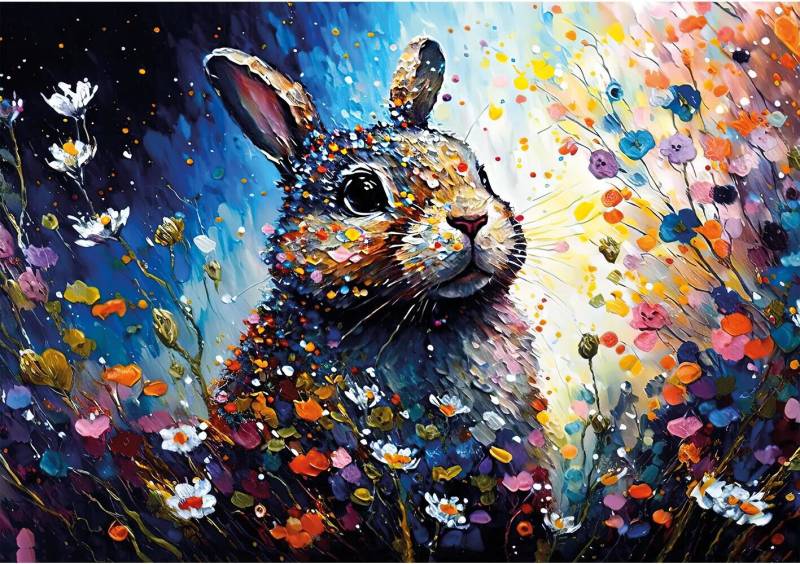 Wentworth Puzzles - Holzpuzzle / Blue Bunny Wentworth Puzzles - Holzpuzzle / Blue Bunny