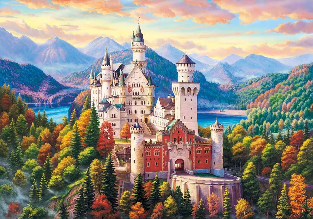 Wentworth Puzzles - Holzpuzzle / Castle in the Mountains / Wentworth