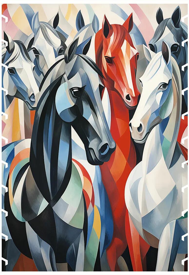 Wentworth Puzzles - Holzpuzzle / Cubust Equine / Extra Difficult