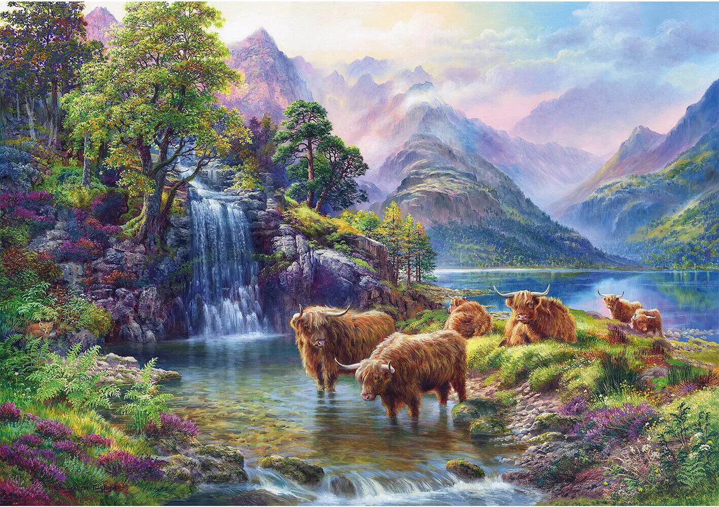 Wentworth Puzzles - Holzpuzzle / Highland Landscape / Wentworth