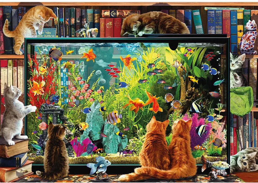 Wentworth Puzzles - Holzpuzzle / Kitten Aquarium / Wentworth