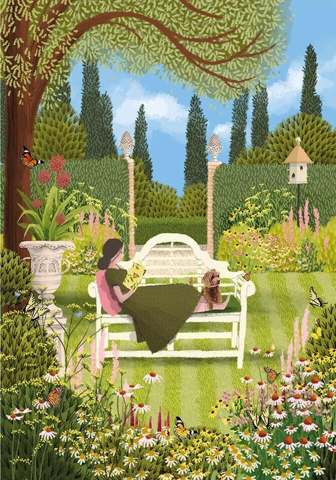 Wentworth Puzzles - Holzpuzzle / Peaceful Afternoon / Wentworth