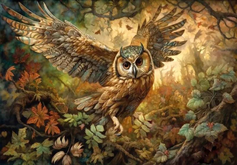 Wentworth Puzzles - Holzpuzzle / Wise one / Eule Wentworth Puzzles - Holzpuzzle / Wise one / Eule