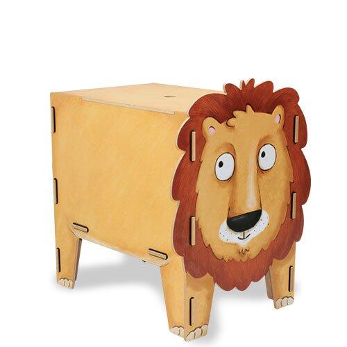 Werkhaus - Spielkiste/Hocker Löwe
