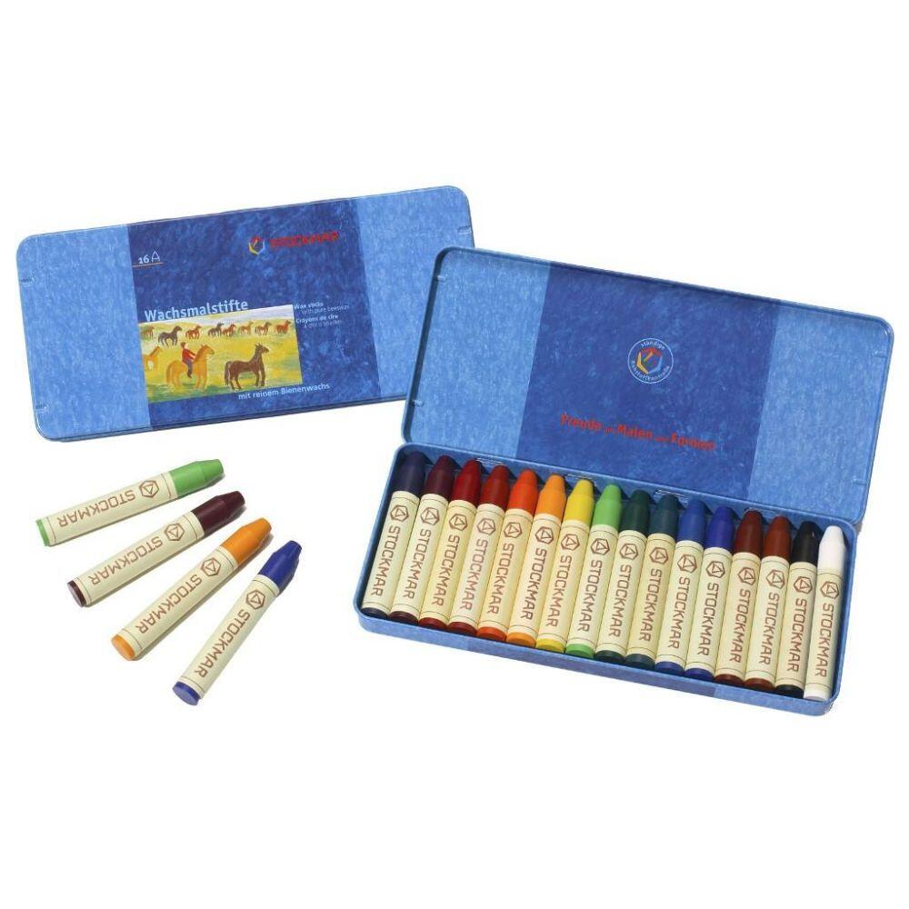 Weible Spiele - Wachsmalstifte Stockmar 16er