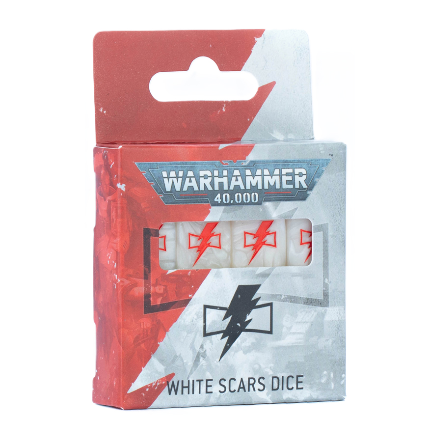 White Scars Dice Set 16 Würfel Games Workshop Warhammer 40k Würfel W6 D6