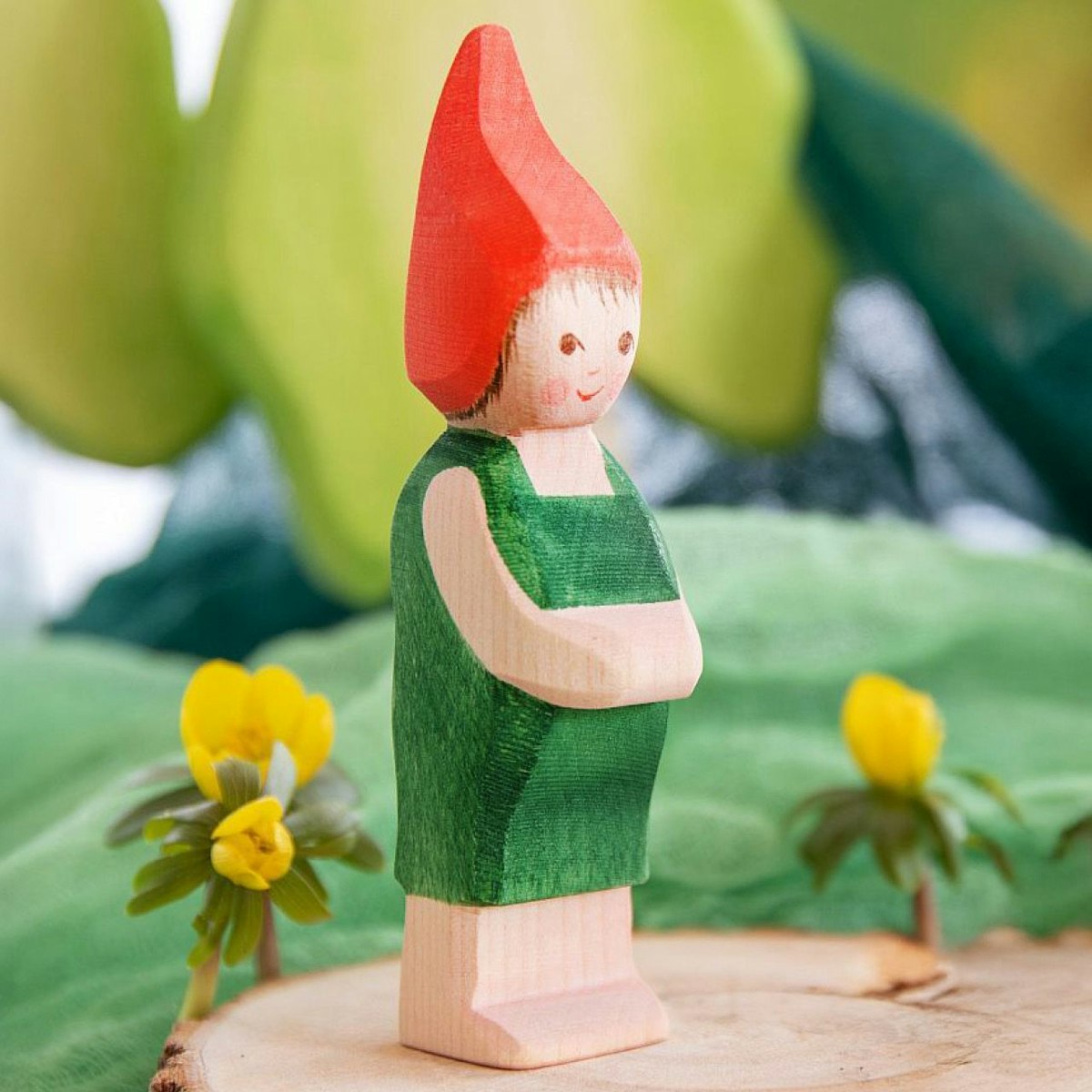 Wichtel Pepe Holzfigur 11 cm hoch