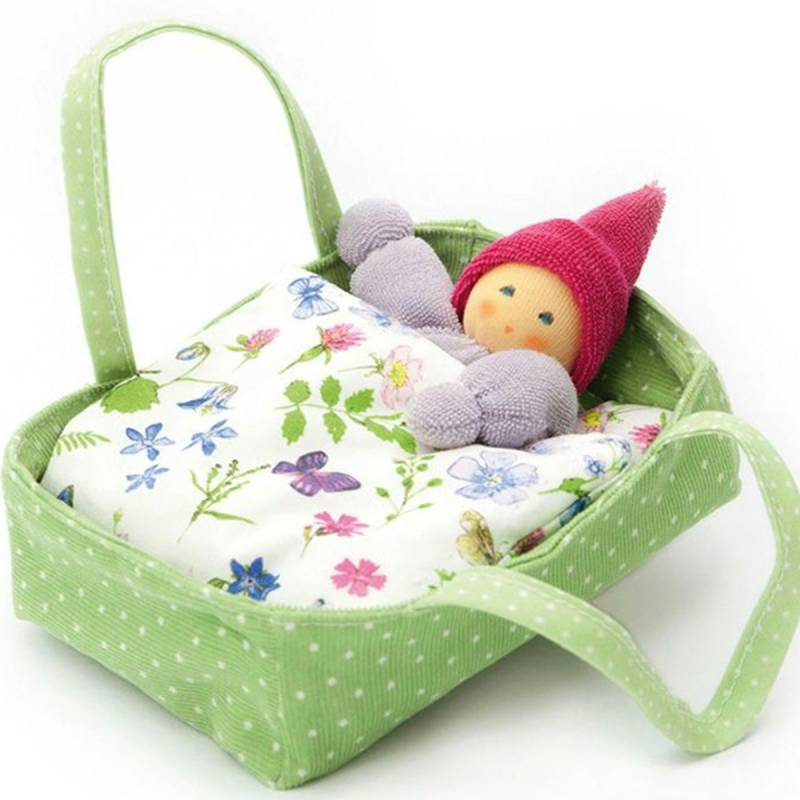 Wichtel im grünen Blütenbett Wichtel im grünen Blütenbett